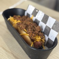 Marietta Burger Bar - Chili and cheese dog