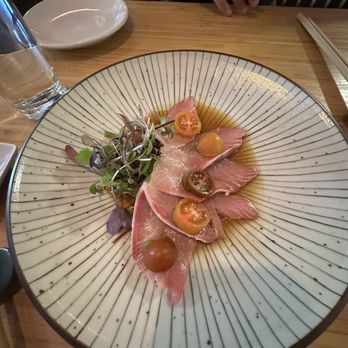 Kaizen Sushi - Hamachi Carpaccio Plate - Sushi Bars Near Me - Portland, Oregon Kaizen Sushi - Hamachi Carpaccio Plate - Sushi Bars Near Me - Portland, Oregon