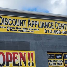 Exterior photo of Discount Appliance Center - Tampa, Florida Exterior photo of Discount Appliance Center - Tampa, Florida