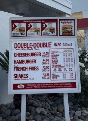 Menu photo 1 In-N-Out Burger San Jose, CA Menu photo 1 In-N-Out Burger San Jose, CA