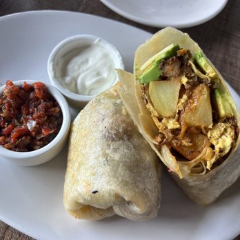 Crescent Bistro - Chorizo burrito - New American Near Me - Pleasant Hill, California Crescent Bistro - Chorizo burrito - New American Near Me - Pleasant Hill, California