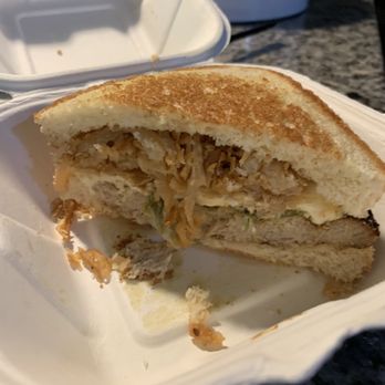 Scotty P's - Allen - Half of the hatch chili turkey burger on Texas toast - Burgers Near Me - Allen, Texas