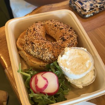 Frontier Café - Bagel with cream cheese - Coffee & Tea Near Me - Yucca Valley, California