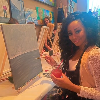 The Painted Cabernet - Had a blast in my element with my wine and paint! - Paint & Sip Near Me - Santa Barbara, California The Painted Cabernet - Had a blast in my element with my wine and paint! - Paint & Sip Near Me - Santa Barbara, California
