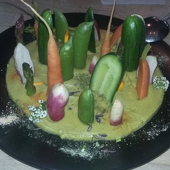 The Acorn - Forest Floor - Raw Coriander Hummus with Raw and Picked Veggies - Vegan Near Me - Vancouver, British Columbia The Acorn - Forest Floor - Raw Coriander Hummus with Raw and Picked Veggies - Vegan Near Me - Vancouver, British Columbia