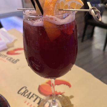 Crafty Crab - Red Sangria - Seafood Near Me - Alexandria, Virginia Crafty Crab - Red Sangria - Seafood Near Me - Alexandria, Virginia