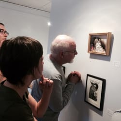 Bleeding Heart Art Space - Guests at an ArtLuck - where snacks and art are shared in creative community.