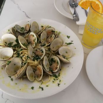 Catch Oyster Bar - Claim Linguine, Orange Vodka - Seafood Near Me - Patchogue, New York
