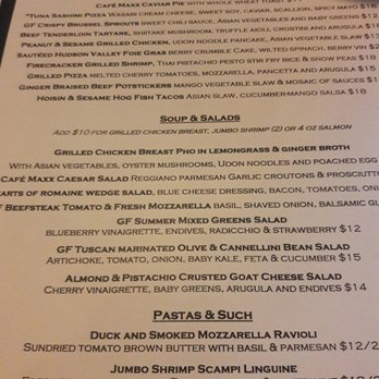 Cafe Maxx - Choices - Seafood Near Me - Pompano Beach, Florida