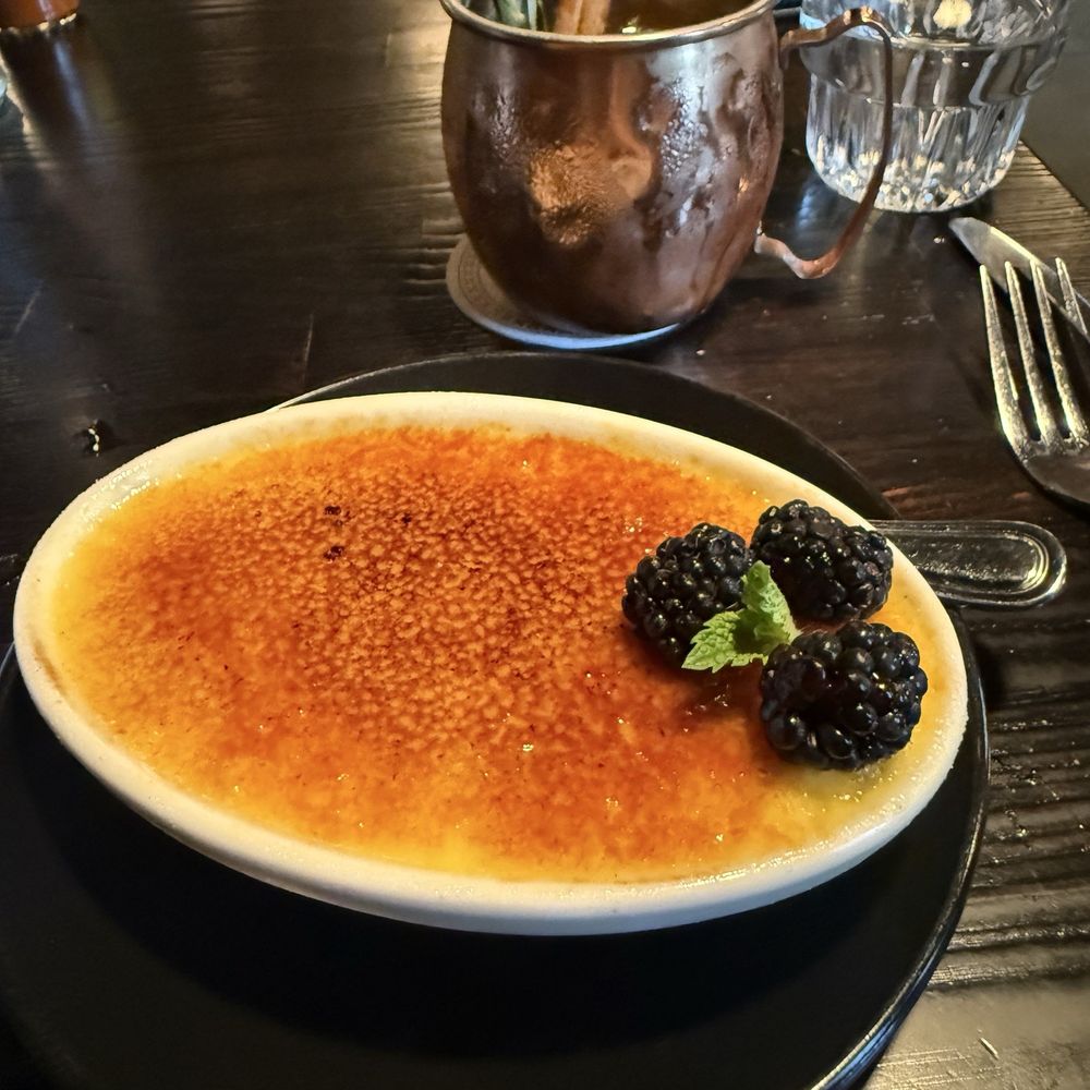The Botanist - Cream brûlée - Cocktail Bars Near Me - Bakersfield, California The Botanist - Cream brûlée - Cocktail Bars Near Me - Bakersfield, California