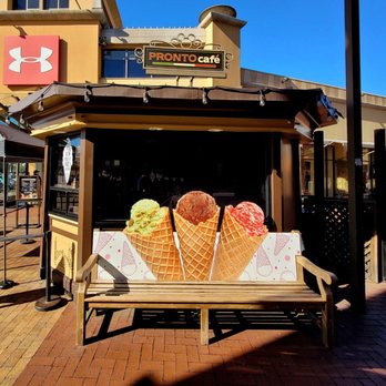 Pronto Cafe - a bench with ice cream cones on it - Cafes Near Me - Commerce, California Pronto Cafe - a bench with ice cream cones on it - Cafes Near Me - Commerce, California
