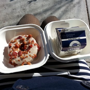 Duck Donuts - Maple bacon doughnut at Duck Donuts - Donuts Near Me - Virginia Beach, Virginia Duck Donuts - Maple bacon doughnut at Duck Donuts - Donuts Near Me - Virginia Beach, Virginia