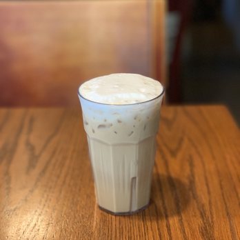 Tomato Pie Cafe - 12 oz White Lavender Mocha (~$4) - Salad Near Me - Lititz, Pennsylvania