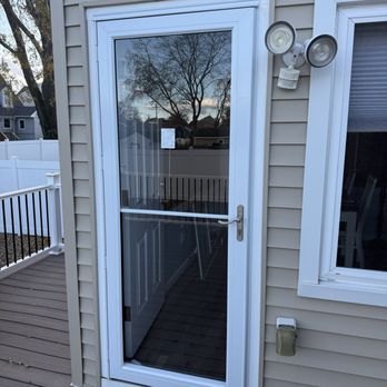 Solomon Handyman Services - New Anderson storm door installed - Handyman Near Me - West Long Branch, New Jersey Solomon Handyman Services - New Anderson storm door installed - Handyman Near Me - West Long Branch, New Jersey