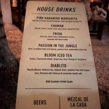 Hartwood - Cocktail Menu - Mexican Near Me - Tulum, ROO Hartwood - Cocktail Menu - Mexican Near Me - Tulum, ROO