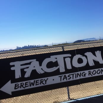 Faction Brewing - Killer view of SF skyline & Bay Bridge - Breweries Near Me - Alameda, California Faction Brewing - Killer view of SF skyline & Bay Bridge - Breweries Near Me - Alameda, California