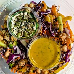 Our Hive Juicery - GF Nourish bowls, made fresh daily, and over 1/2 pound of clean, fresh produce in each bowl