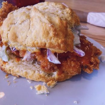 The Sleepy Rooster - Buffalo chicken biscuit - New American Near Me - Chagrin Falls, Ohio The Sleepy Rooster - Buffalo chicken biscuit - New American Near Me - Chagrin Falls, Ohio