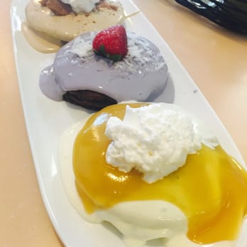 My Cafe - Flight of pancakes. Yum! - Breakfast & Brunch Near Me - Kapolei, Hawaii My Cafe - Flight of pancakes. Yum! - Breakfast & Brunch Near Me - Kapolei, Hawaii