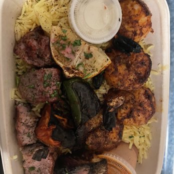 Mazra - Double kabob lamb - Middle Eastern Near Me - San Bruno, California Mazra - Double kabob lamb - Middle Eastern Near Me - San Bruno, California