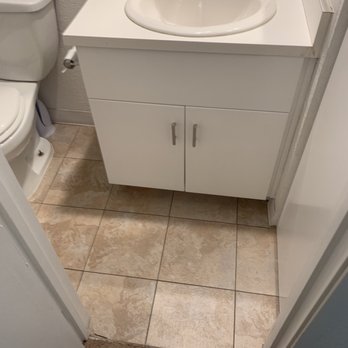 JL Construction - Repainted cabinets and handles as well - General Contractors Near Me