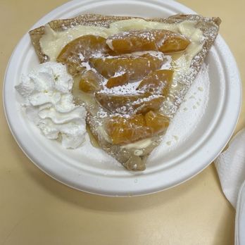 CrepeTown Coffee  - Peach crepe - Creperies Near Me - Mount Vernon, Washington