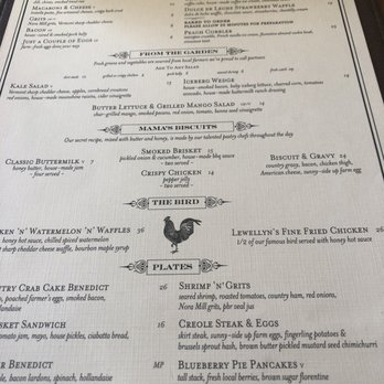 Yardbird Table & Bar - Menu - Southern Near Me - Miami Beach, Florida