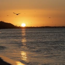 Dromana Foreshore - Loving the sunset.