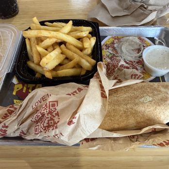 Pita Way - Chicken gyro and fries - Mediterranean Near Me - Grand Rapids, Michigan