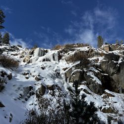 Mt Rose Summit - Gelana Waterfall after the first winter storm