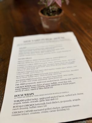Menu photo 1 Side Yard Public House Escondido, CA Menu photo 1 Side Yard Public House Escondido, CA