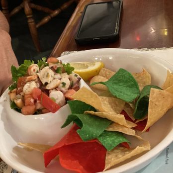 The Fish House - Appetizer - shrimp ceviche and chips- yum - Seafood Near Me - Key Largo, Florida The Fish House - Appetizer - shrimp ceviche and chips- yum - Seafood Near Me - Key Largo, Florida