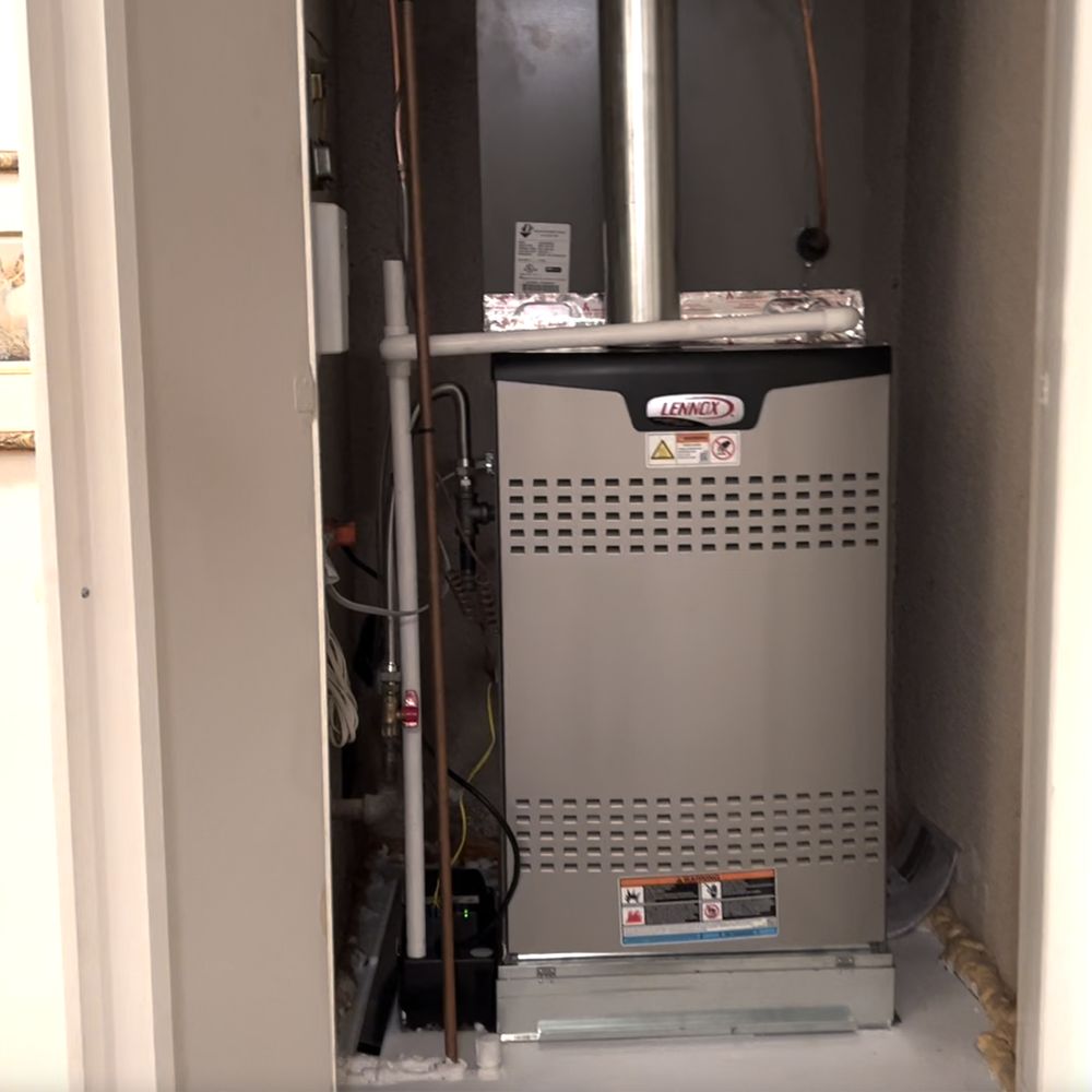The Lennox worry-free operation requires me only to change the filter every three months.