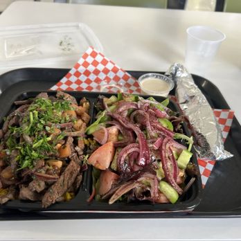 Chick-N-falafel - Beef/ lamb shawarma meal! Delicious - Desserts Near Me - Colton, California