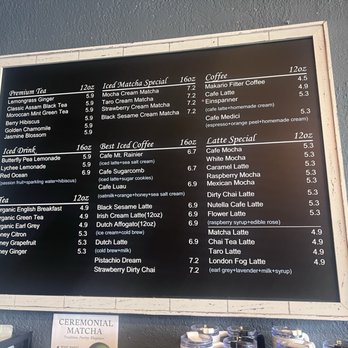 Makario Coffee Roasters - Menu - Coffee & Tea Near Me - Everett, Washington