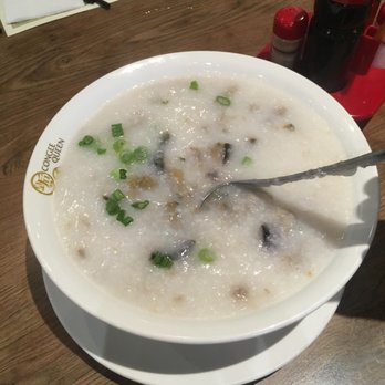 Congee Queen - Shredded Pork and Gold Preserved Egg congee - Chinese Near Me - Toronto, Ontario