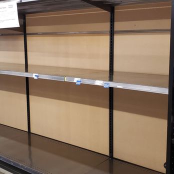 Metro Market - empty shelves of cleaning products - Grocery Near Me - Shorewood, Wisconsin Metro Market - empty shelves of cleaning products - Grocery Near Me - Shorewood, Wisconsin