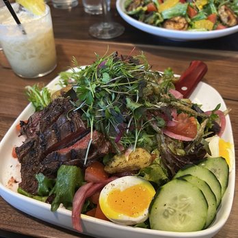 The Lab Collaborative - Steak salad - New American Near Me - Oceanside, California The Lab Collaborative - Steak salad - New American Near Me - Oceanside, California
