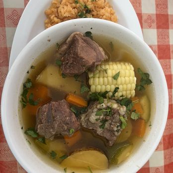 A...Que Rico! - Caldo de Res part of the lunch special - Mexican Near Me - El Paso, Texas