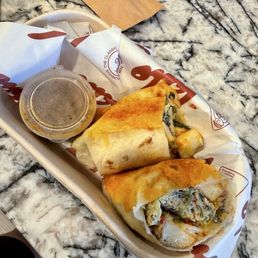 Veggie & egg burrito Veggie & egg burrito