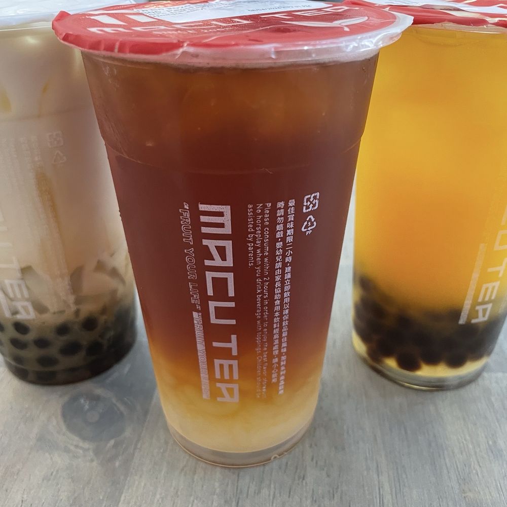 Macu Tea - Brown sugar, black peach, qq passion - Bubble Tea Near Me - San Jose, California