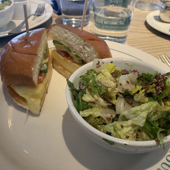 Summer House - Egg Sandwich with salad - New American Near Me - Las Vegas, Nevada Summer House - Egg Sandwich with salad - New American Near Me - Las Vegas, Nevada