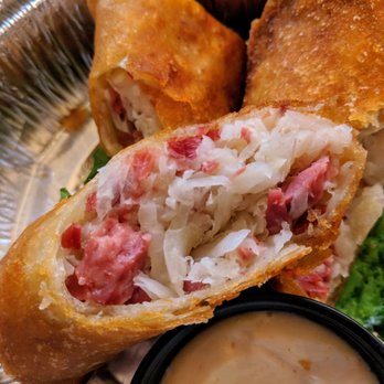 The Brewery Bar & Kitchen - Pastrami Egg Roll - Sports Bars Near Me - Woodside, New York The Brewery Bar & Kitchen - Pastrami Egg Roll - Sports Bars Near Me - Woodside, New York