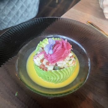 Toca Madera - Cevhiche blanco- light, citrusy sea bass based entree - Steakhouses Near Me - Houston, Texas Toca Madera - Cevhiche blanco- light, citrusy sea bass based entree - Steakhouses Near Me - Houston, Texas