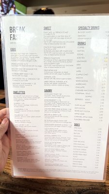 Menu photo 3 Z Cafe Bonsall, CA