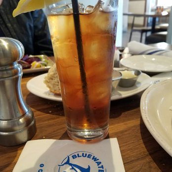 Bluewater Grill - Iced Tea was perfect accompaniment. - Seafood Near Me - Temecula, California Bluewater Grill - Iced Tea was perfect accompaniment. - Seafood Near Me - Temecula, California