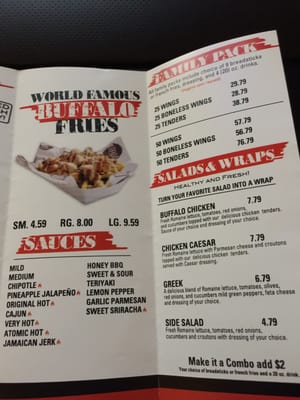 Menu photo 4 The Buffalo Spot - Carson Carson, CA Menu photo 4 The Buffalo Spot - Carson Carson, CA