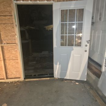 Roca Construction - Wrong swing door installed, Steps were to be installed would have hit the door - Roofing Near Me - Berwyn, Illinois Roca Construction - Wrong swing door installed, Steps were to be installed would have hit the door - Roofing Near Me - Berwyn, Illinois