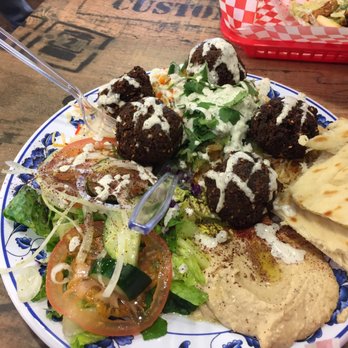Falafel Corner - Falafel. The rice is nice with a slight crunch. - Mediterranean Near Me - Sacramento, California