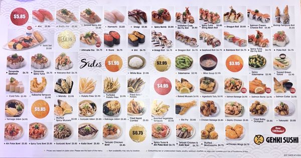 Menu photo 8 Genki Sushi Kaneohe, HI